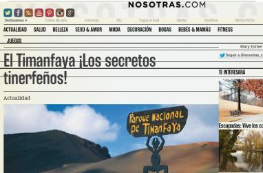 Timanfaya, ¿un secreto" de Tenerife?