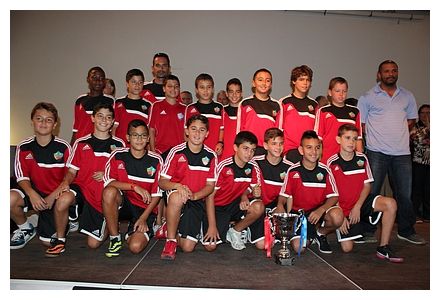The little ones enjoyed the football and futsal party in Lanzarote