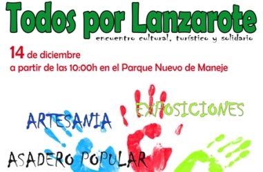 Todos por Lanzarote organiza un acto para recoger alimentos