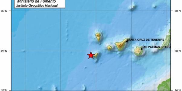 El Hierro registra un terremoto de 5,1 grados que se siente en todas las islas occidentales
