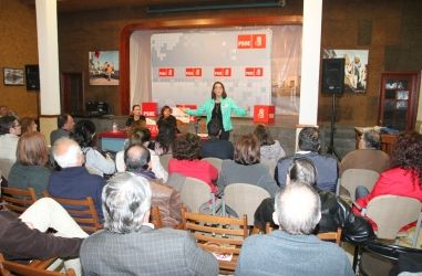 Soraya Rodríguez abrió la campaña del PSOE en Lanzarote contra la reforma de la Ley del Aborto