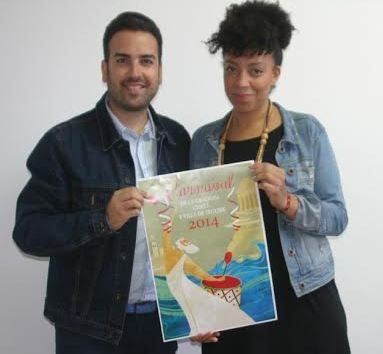 Lydia Mba Blázquez gana el concurso del cartel de los Carnavales de Teguise