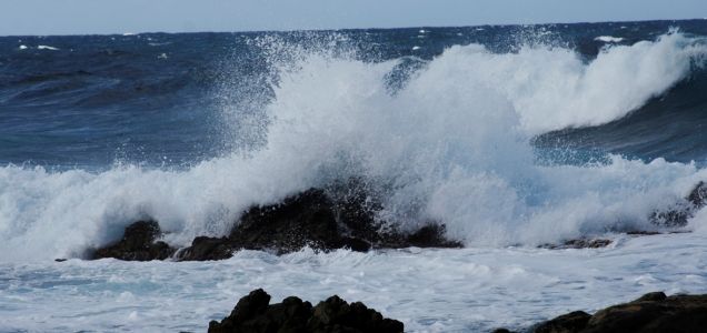 La AEMET eleva a naranja el aviso por fenómenos costeros para este domingo en Lanzarote