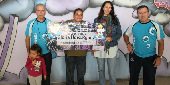 Los Gorfines recaudan casi 2.700 euros para la niña Gloria Hernández Rodríguez