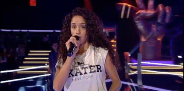 Eva Ruiz, finalist of The Voice Kids