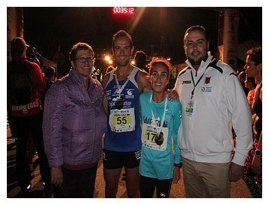 Saúl Castro y Aroa Merino, vencedores de la Disco Night Urban Race 5K-10K Ciudad de Arrecife