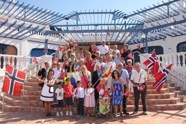 La comunidad noruega celebra en Puerto del Carmen el día de su país