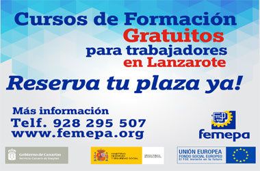 Femepa inicia una campaña especial de formación para trabajadores de Lanzarote