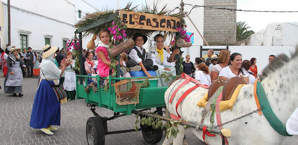 San Bartolomé salió de romería para honrar a su patrón