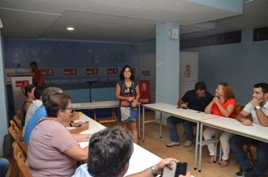 Carolina Darias busca avales en Lanzarote para las primarias del PSOE