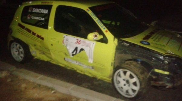 Trasladado al Negrín un copiloto herido en un vuelco en el Rallye Isla de Lanzarote