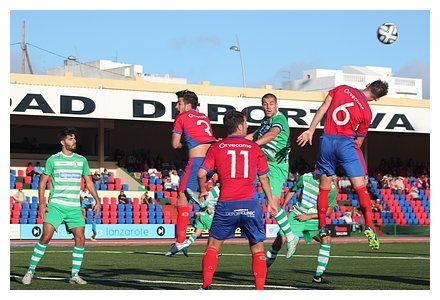 La UD Lanzarote deja escapar la victoria en el tiempo de prolongación