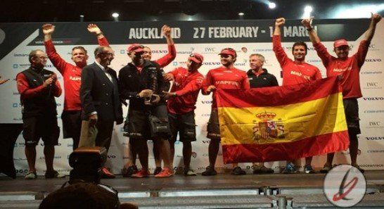 Carlos Hernández, primer lanzaroteño en ganar una etapa de la Volvo Ocean Race