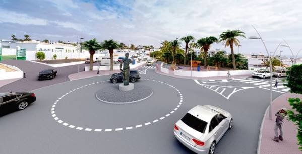 Una escultura homenaje al marinero dará la bienvenida en los nuevos accesos a La Tiñosa