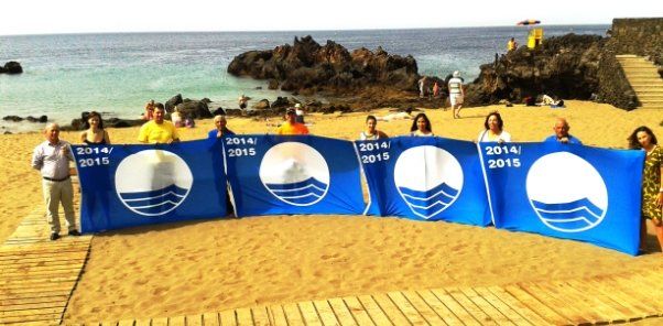 Lanzarote loses a blue flag on its beaches and is left with only the 4 in Tías