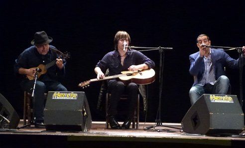 Nahuel Pennisi ofreció un concierto con Domingo El Colorao y Juan Manuel Padrón