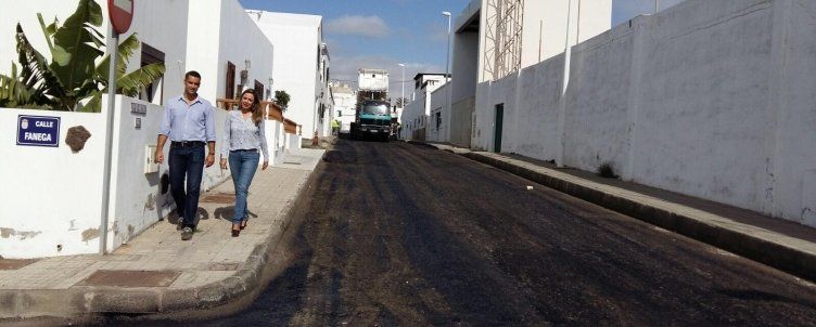 San Bartolomé comienza la primera fase de su Plan de Asfaltado rehabilitando 11 calles