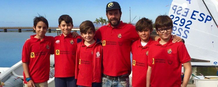Los regatistas lanzaroteños ultiman su preparación para el campeonato de España de Optimist
