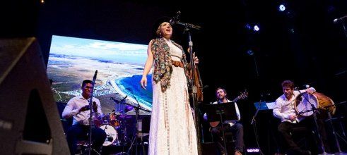 La lanzaroteña Tania Mesa actuó en el Festival Internacional de Folk de Berklee