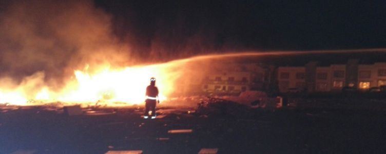 Queman la que iba a ser una de las hogueras de San Juan en Arrecife