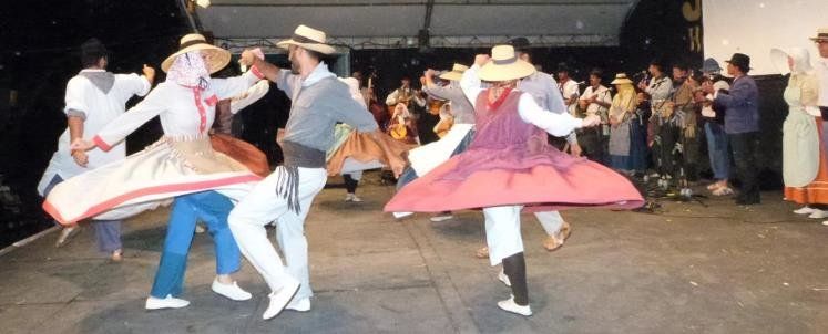 Haría disfrutó con el XIII Festival de la agrupación Malpaís de la Corona