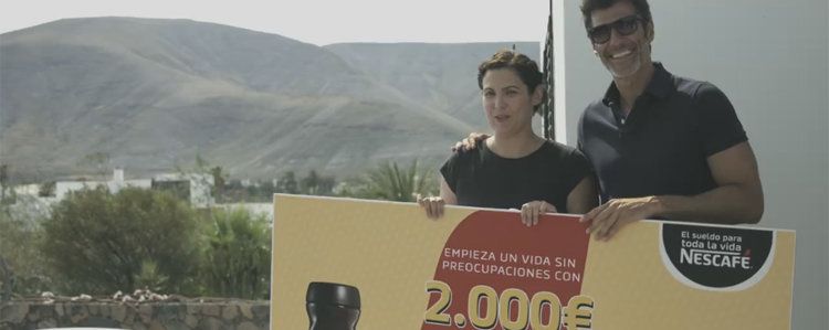 Una lanzaroteña gana el sueldo de 2.000 euros para toda la vida de Nescafé