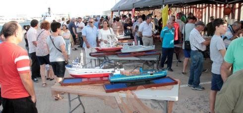 Una exposición de maquetas de barco sorprendió en las fiestas del Carmen