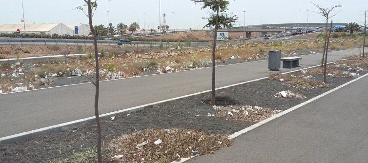 Voluntarios del Ruta7 limpiarán y ajardinarán el terreno junto a la zona comercial de Argana