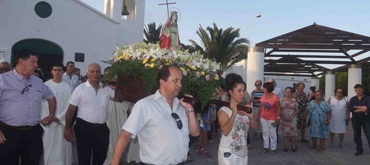 Playa Honda salió en procesión para honrar a Santa Elena