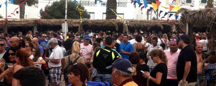 San Bartolomé vuelve a registrar un "lleno total" en un nuevo fin de semana de fiestas