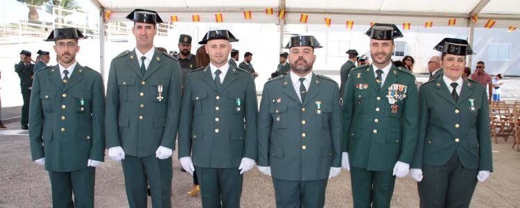 La Guardia Civil premia los méritos de 6 agentes de Lanzarote el día de su patrona