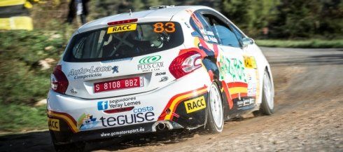 Lemes y Peñate concluyen séptimos de su categoría el Rally de España