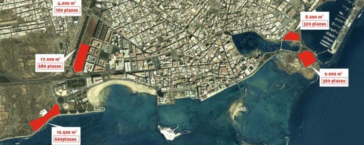 NC propone que el nuevo Plan de Arrecife destine 5 solares a crear 2.180 plazas de aparcamiento
