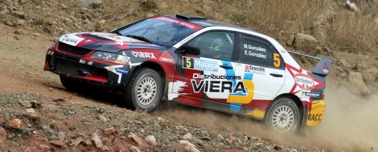 Un pinchazo retrasa a Marcos González en el Rally Critérium de Málaga