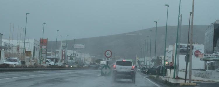 La Aemet aumenta a naranja la alerta por lluvias para este miércoles en Lanzarote