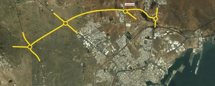 NC propone crear una circunvalación-ronda en Arrecife como "tercera vía" para desahogar el tráfico