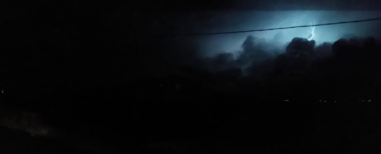 La tormenta eléctrica que ha caído sobre Lanzarote, en imágenes