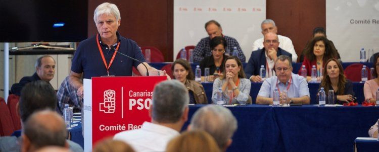El Comité Regional del PSOE ratifica el pacto con CC con un 87 por ciento de apoyos