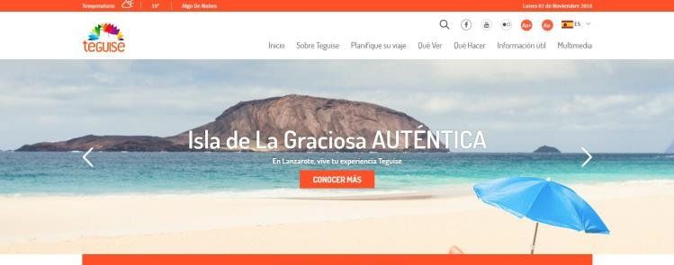 Teguise presenta su renovada web turística en la feria 'World Travel Market' de Londres