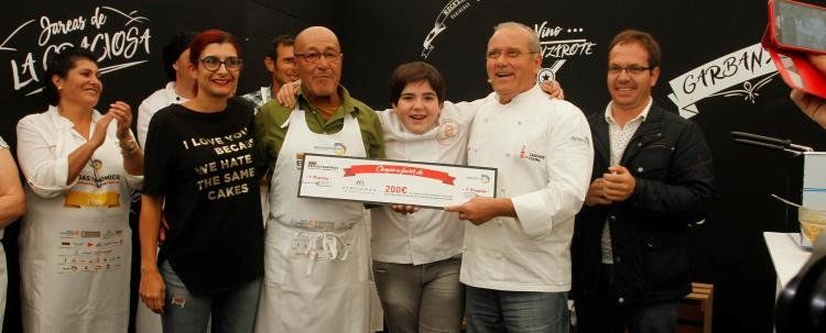 Paco Acosta, vencedor del concurso de cocina popular del 'VI Festival Saborea Lanzarote'