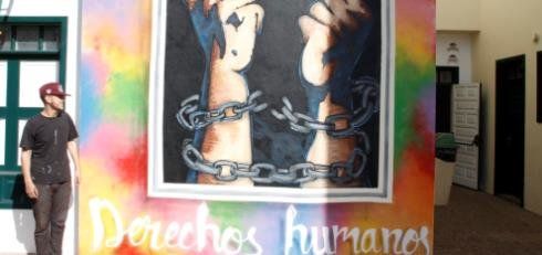 La Casa de la Juventud lucirá dos grafitis para celebrar el Día Mundial de los Derechos Humanos