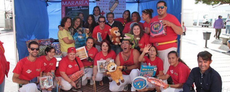 Más de un centenar de familias  se beneficiarán de la recogida de juguetes celebrada en Arrecife