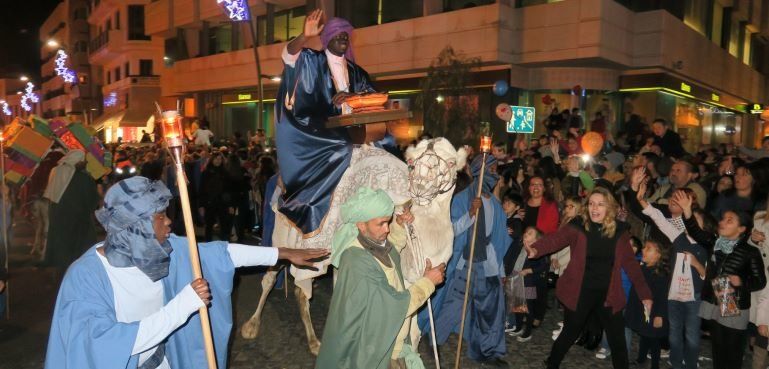 Los Reyes Magos recorren la capital lanzaroteña