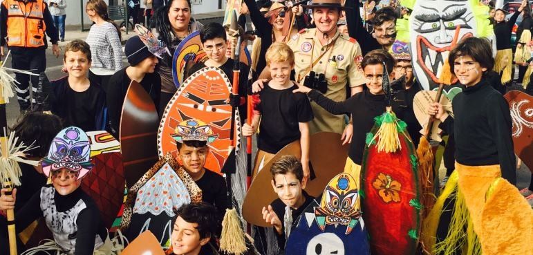 More than 800 schoolchildren welcome the Carnival in Playa Honda