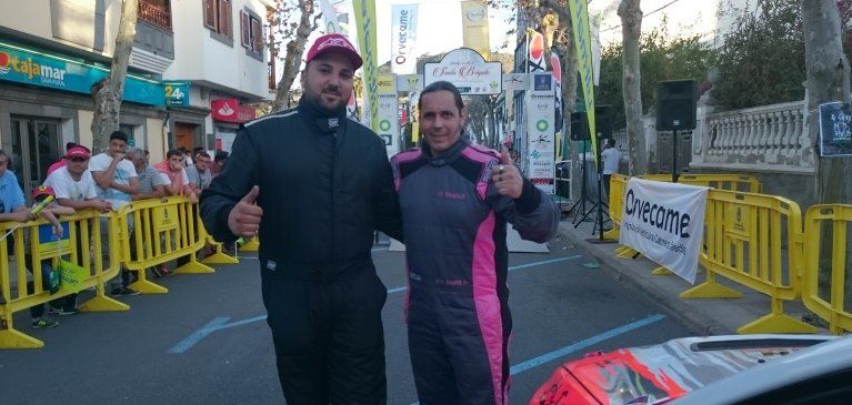 Victoria inédita del lanzaroteño Aníbal Machín en el rallye "Villa de Santa Brígida"