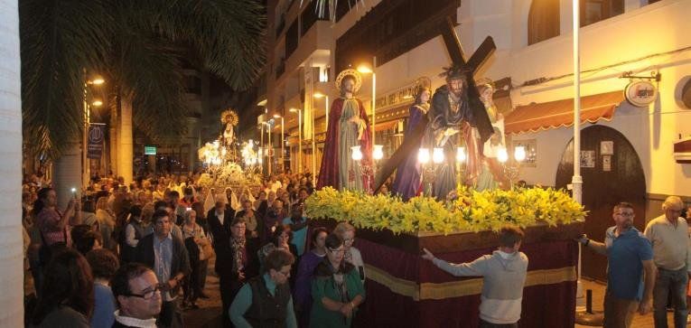 Arrecife vivió con gran devoción la procesión de El Santo Encuentro