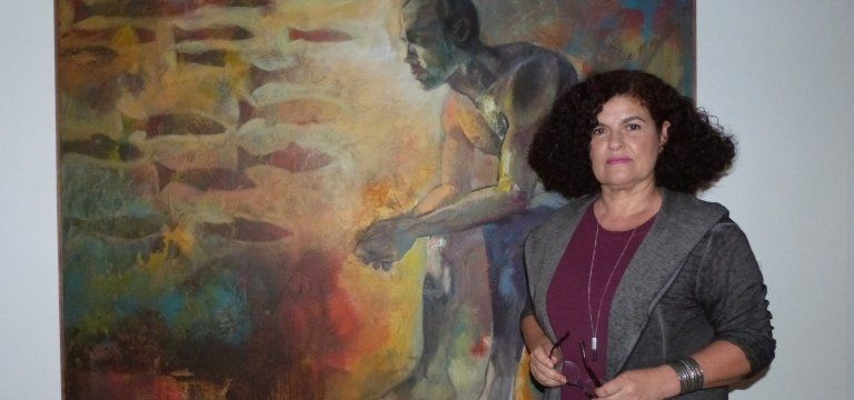 Rufina Santana presentó el catálogo de su exposición "Mercurio" en El Almacén