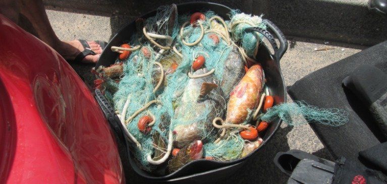 La Policía Local de Teguise se incauta de 50 kilos de pescado capturado ilegalmente en Famara