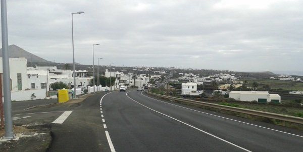 Imagen de un tramo de la carretera de Mácher
