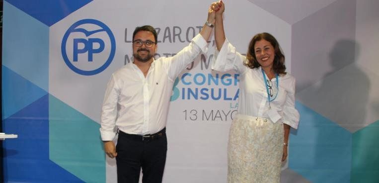 Pérez revalida su cargo como Presidenta del PP de Lanzarote con el 99,7% de los votos